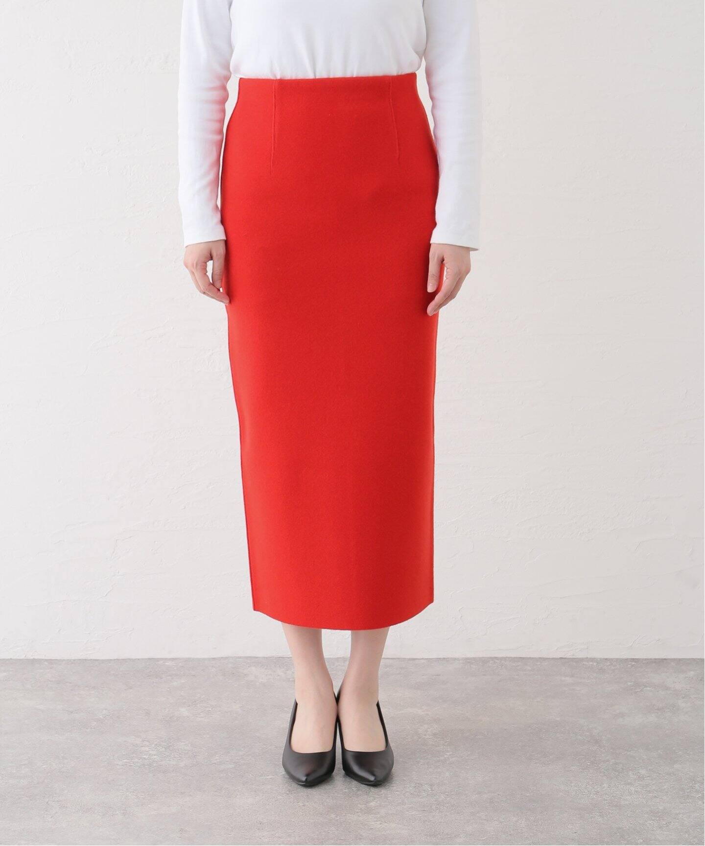 AURALEE/オーラリー HEAVY MILANO RIB KNIT スカート A24AS03HM  