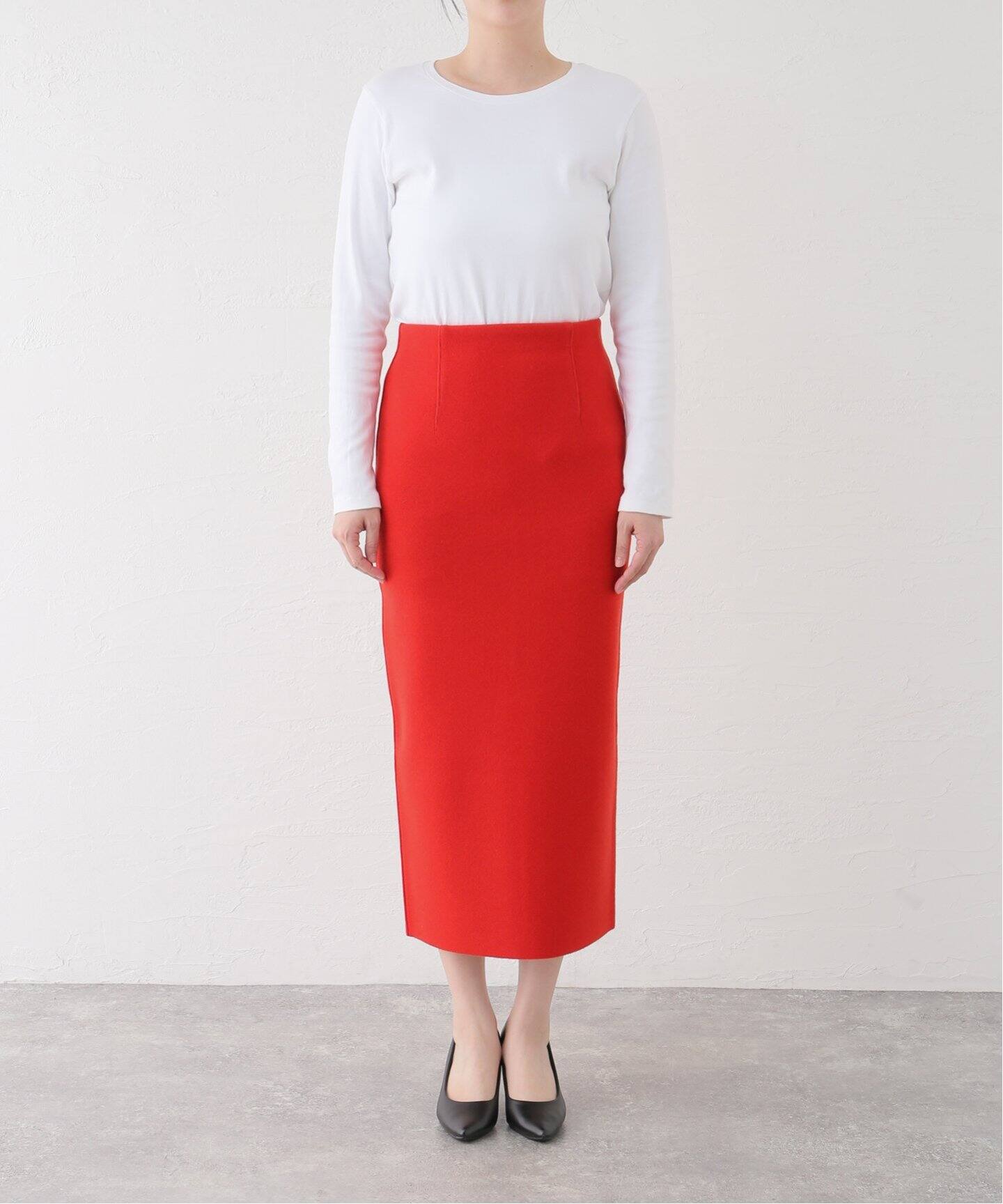 AURALEE/オーラリー HEAVY MILANO RIB KNIT スカート A24AS03HM 