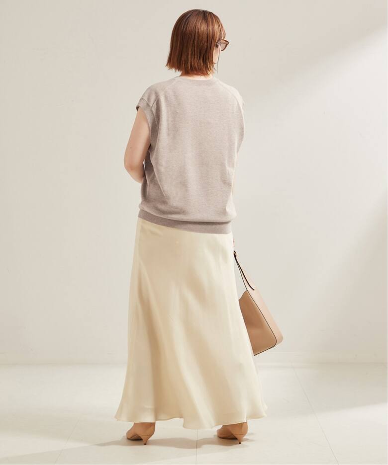 Washable Fibril Drape スカート（ロング・マキシ丈スカート）｜Plage  