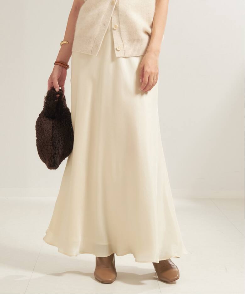 Washable Fibril Drape スカート（ロング・マキシ丈スカート）｜Plage  