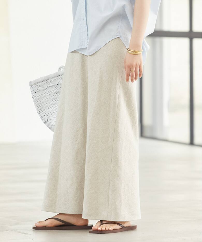 Slub Bias スカート（ロング・マキシ丈スカート）｜Plage（プラージュ  
