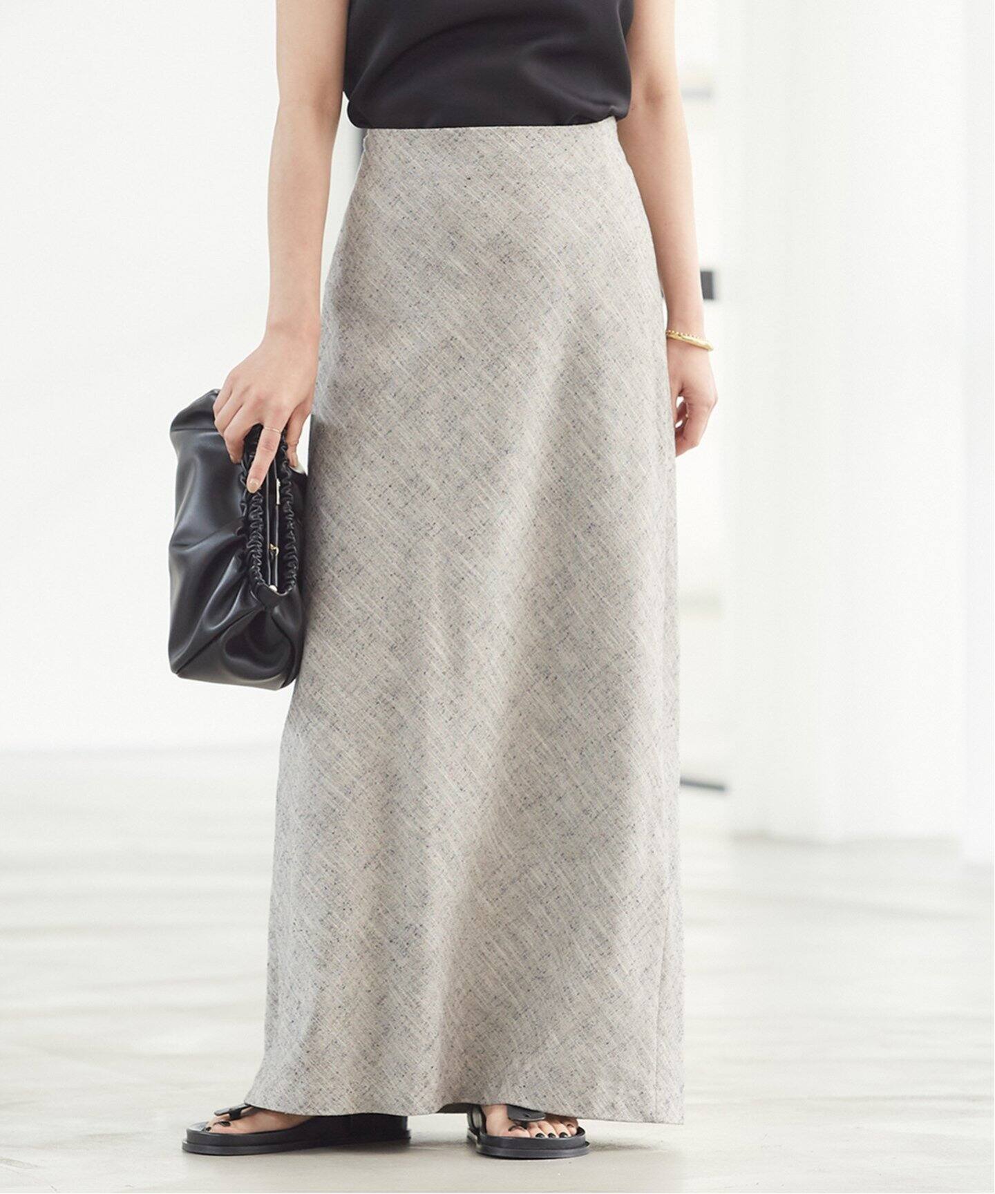 Slub Bias スカート（ロング・マキシ丈スカート）｜Plage（プラージュ  