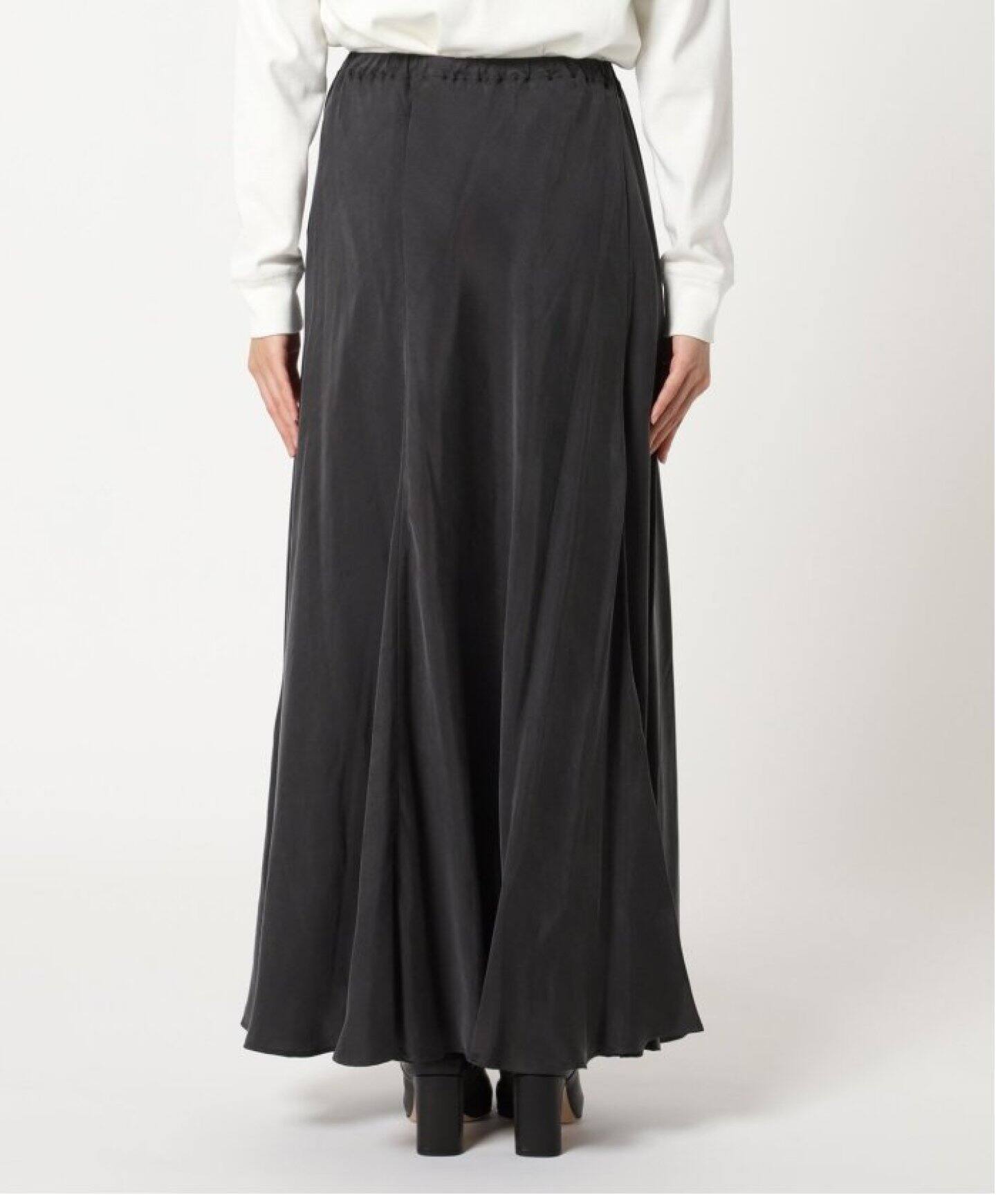 追加》Washable Fibril ロングスカート（ロング・マキシ丈スカート  