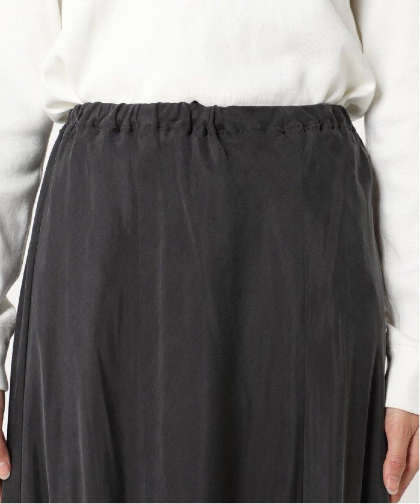 追加》Washable Fibril ロングスカート（ロング・マキシ丈スカート 