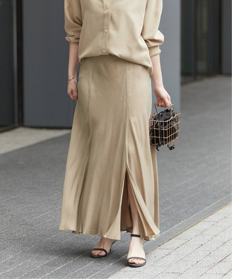 追加予約》Washable Fibril Drape スカート（追加》Washable Fibril 