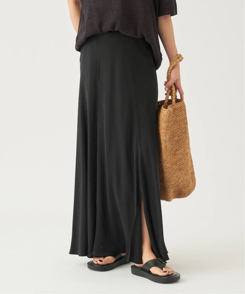 追加》Washable Fibril ロングスカート2（ロング・マキシ丈スカート  