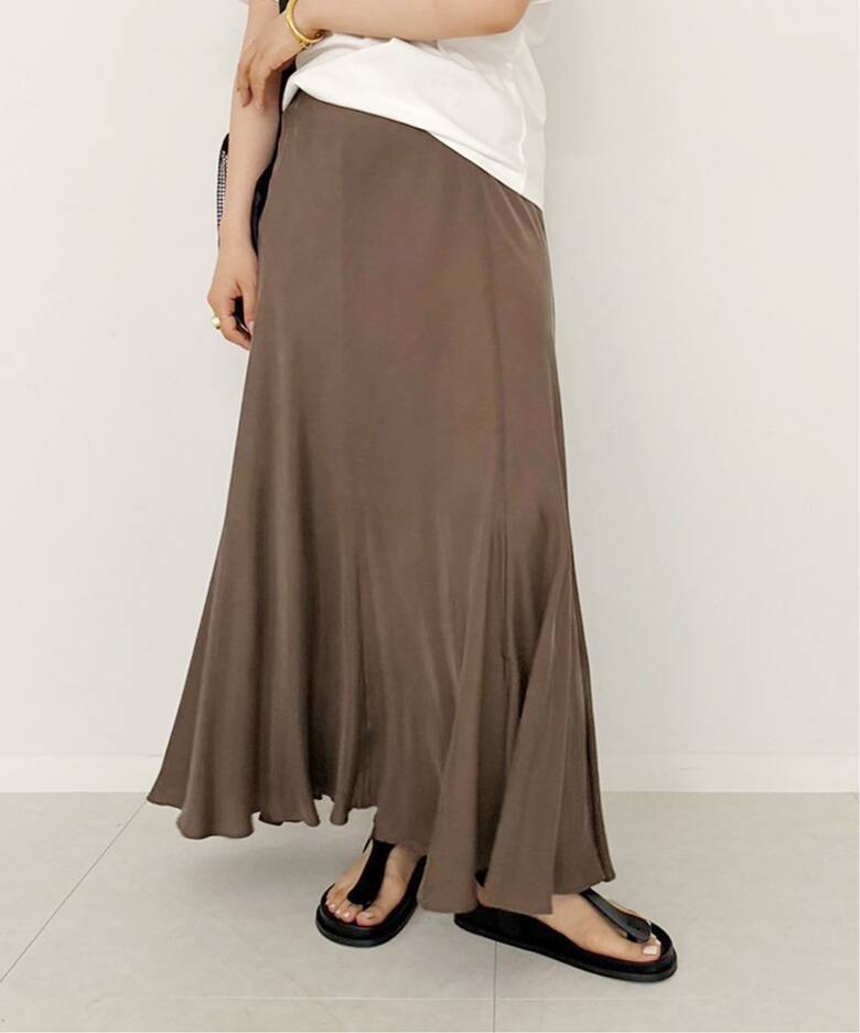 追加》Washable Fibril ロングスカート2（ロング・マキシ丈スカート  