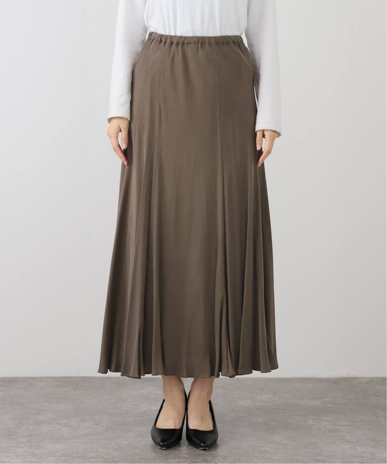 Washable Fibril フレア スカート（ロング・マキシ丈スカート）｜Plage  
