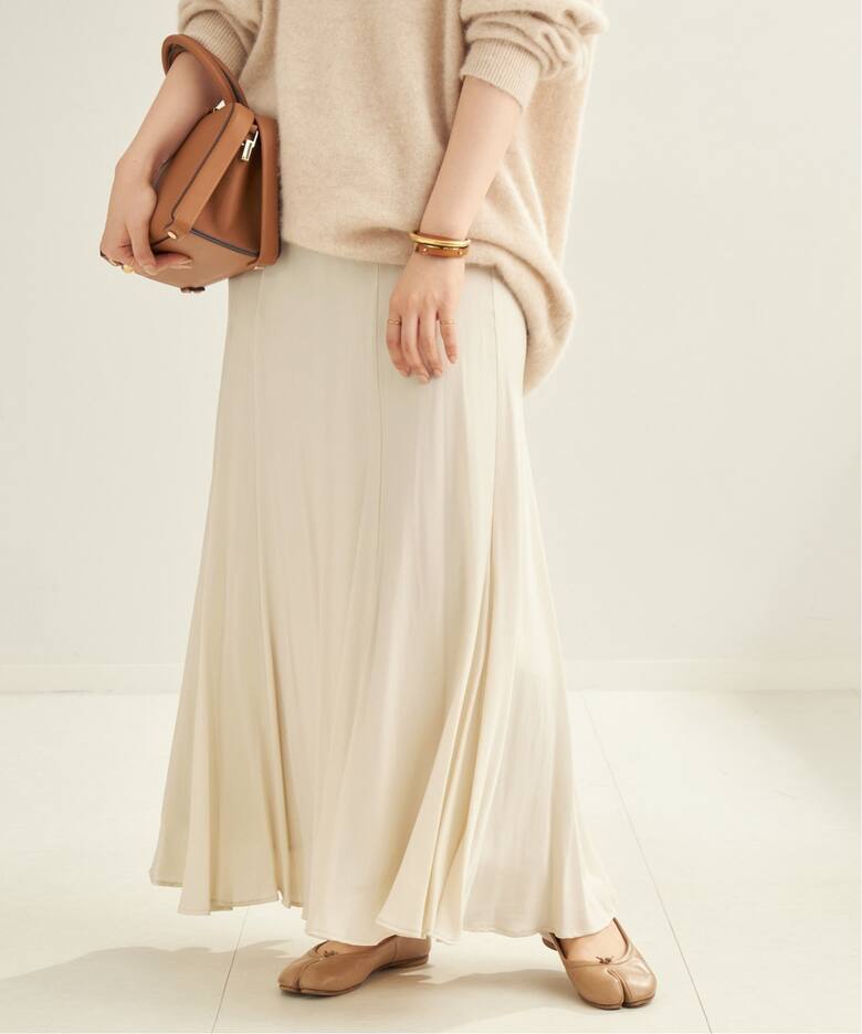 Washable Fibril フレア スカート（ロング・マキシ丈スカート）｜Plage  