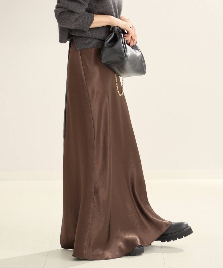 サテンフレアスカート プラージュ 美品（plage 【美品】 Plage  