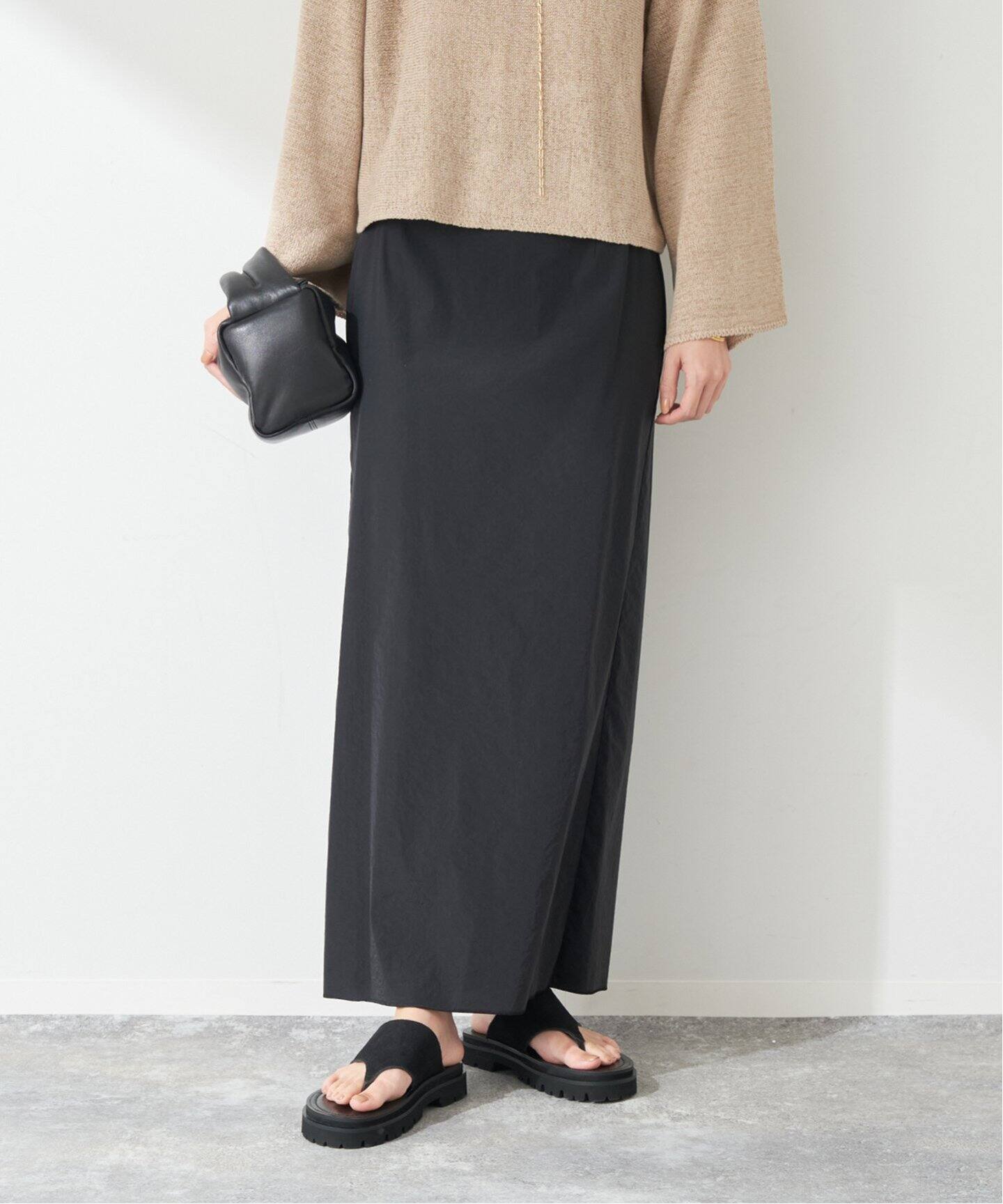 Nylon bright スカート（ロング・マキシ丈スカート）｜Plage  