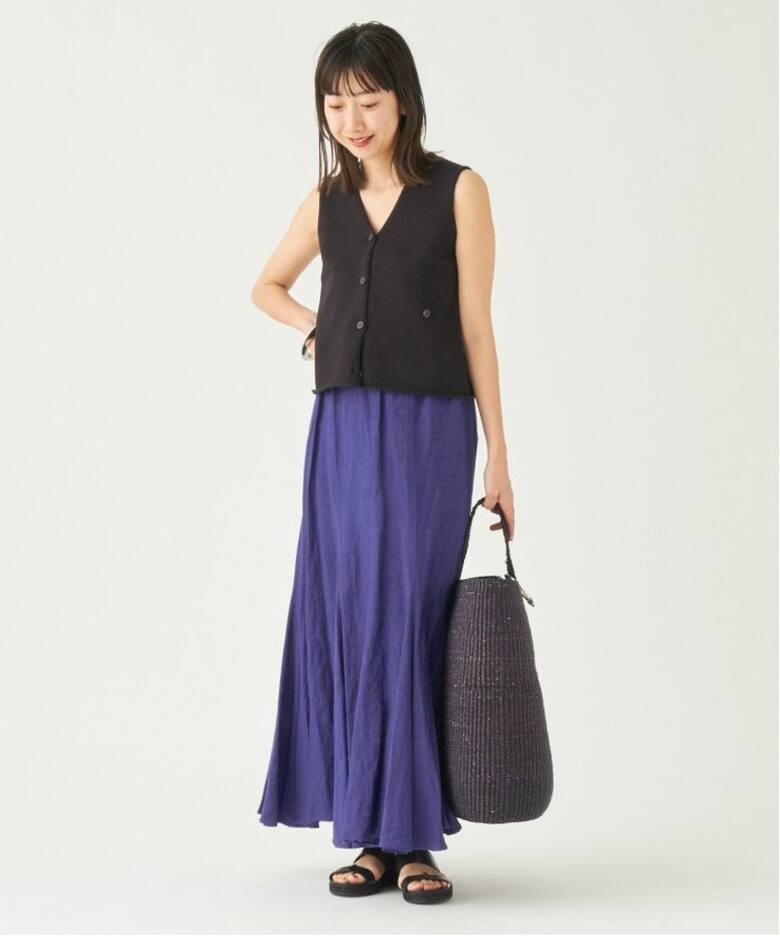 追加》glaceflare スカート（ロング・マキシ丈スカート）｜Plage  