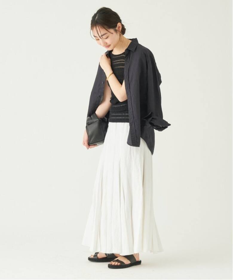 追加》glaceflare スカート（ロング・マキシ丈スカート）｜Plage  