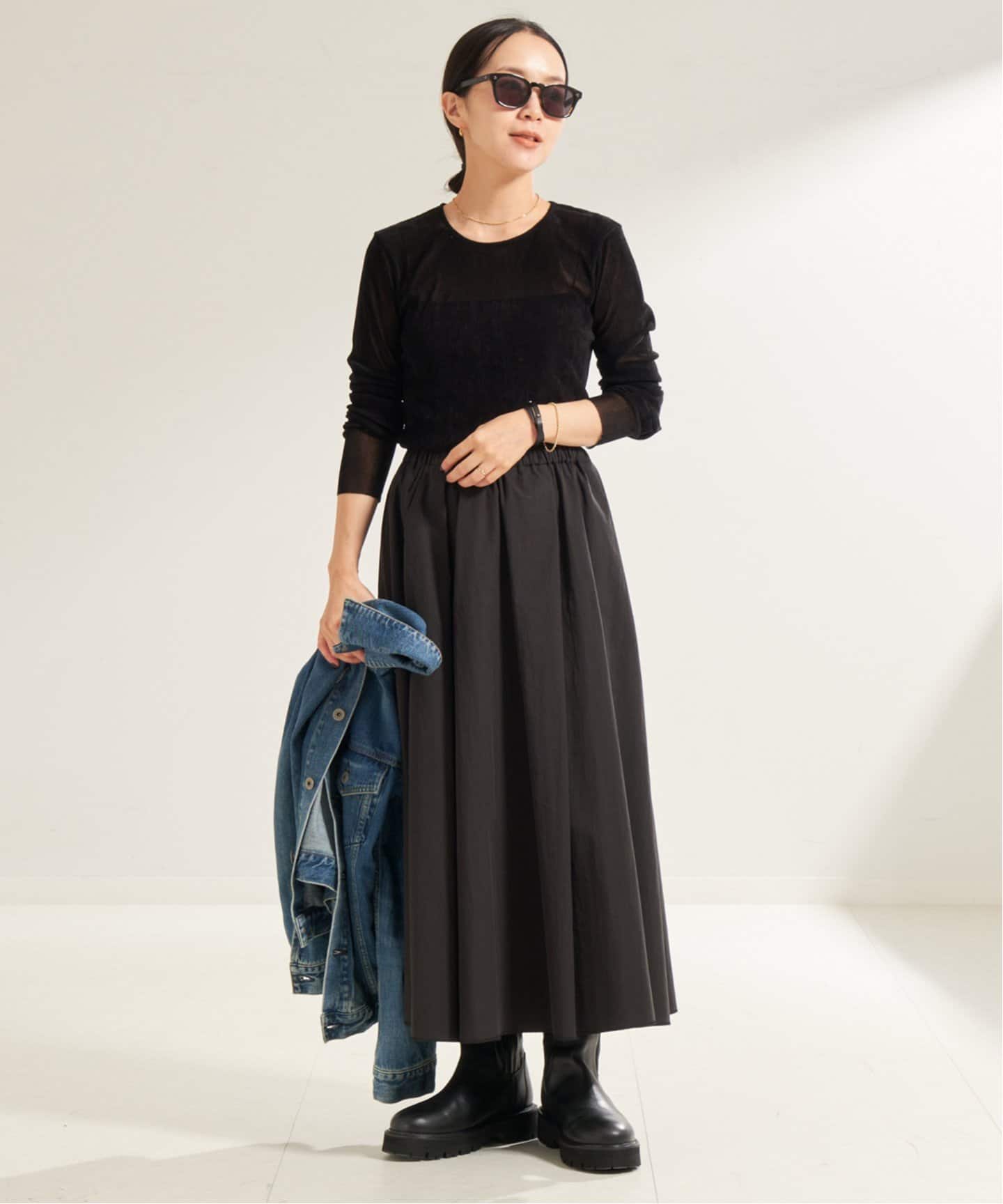 追加》typewriter cropped スカート（その他スカート）｜Plage