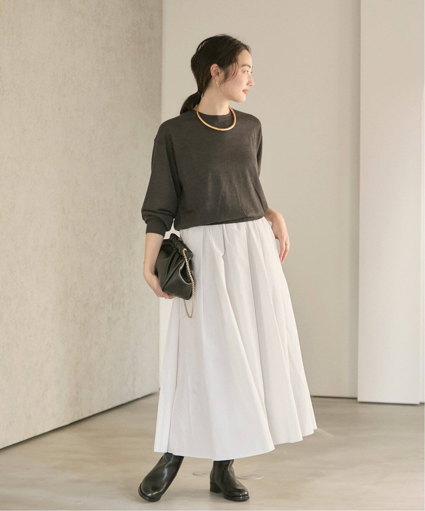 追加》typewriter cropped スカート（その他スカート）｜Plage