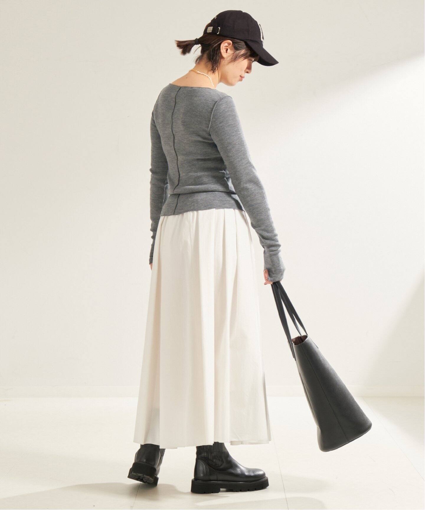 追加》typewriter cropped スカート（その他スカート）｜Plage