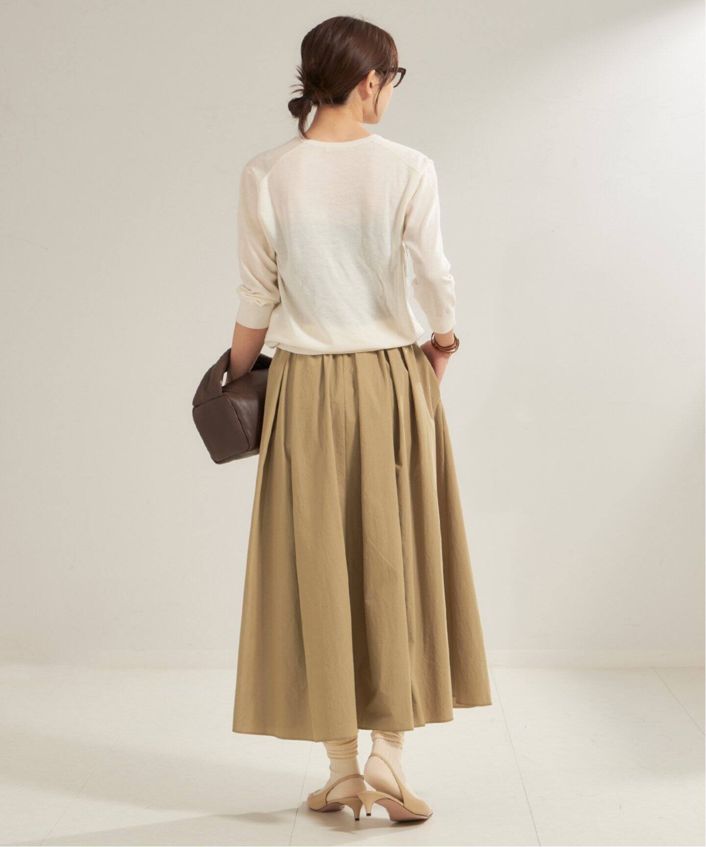 WEB限定追加》typewriter cropped スカート（その他スカート）｜Plage 