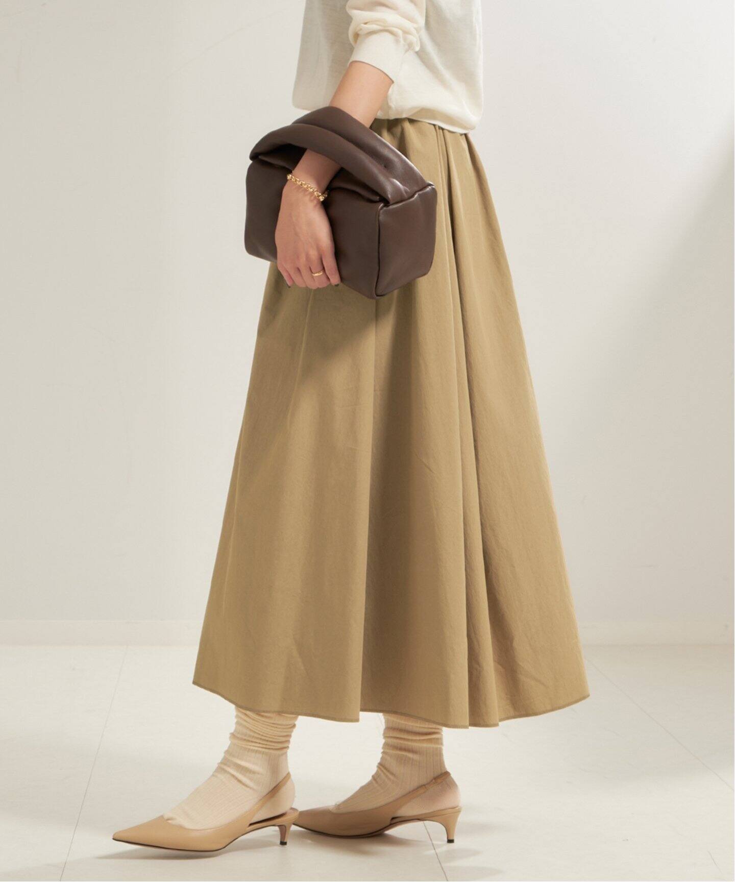 WEB限定追加》typewriter cropped スカート（その他スカート）｜Plage 