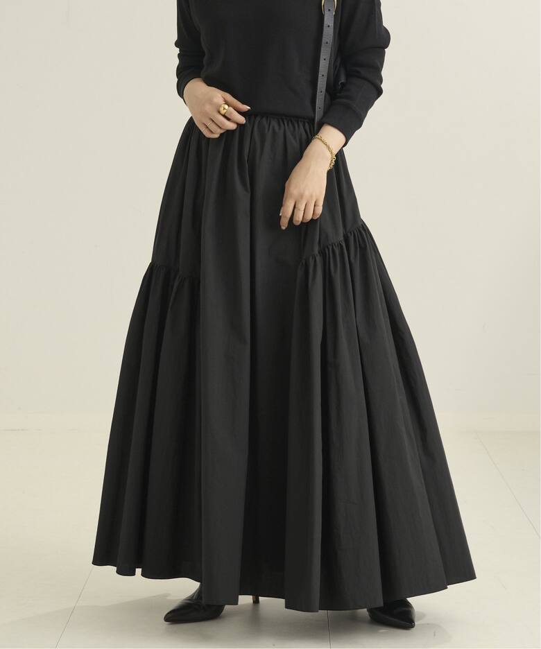 typewriter asymmetry スカート（ロング・マキシ丈スカート）｜Plage 