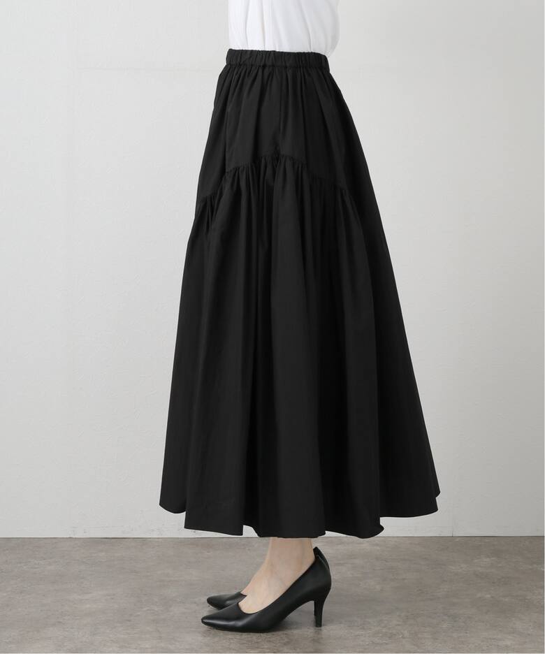 typewriter asymmetry スカート（ロング・マキシ丈スカート）｜Plage 