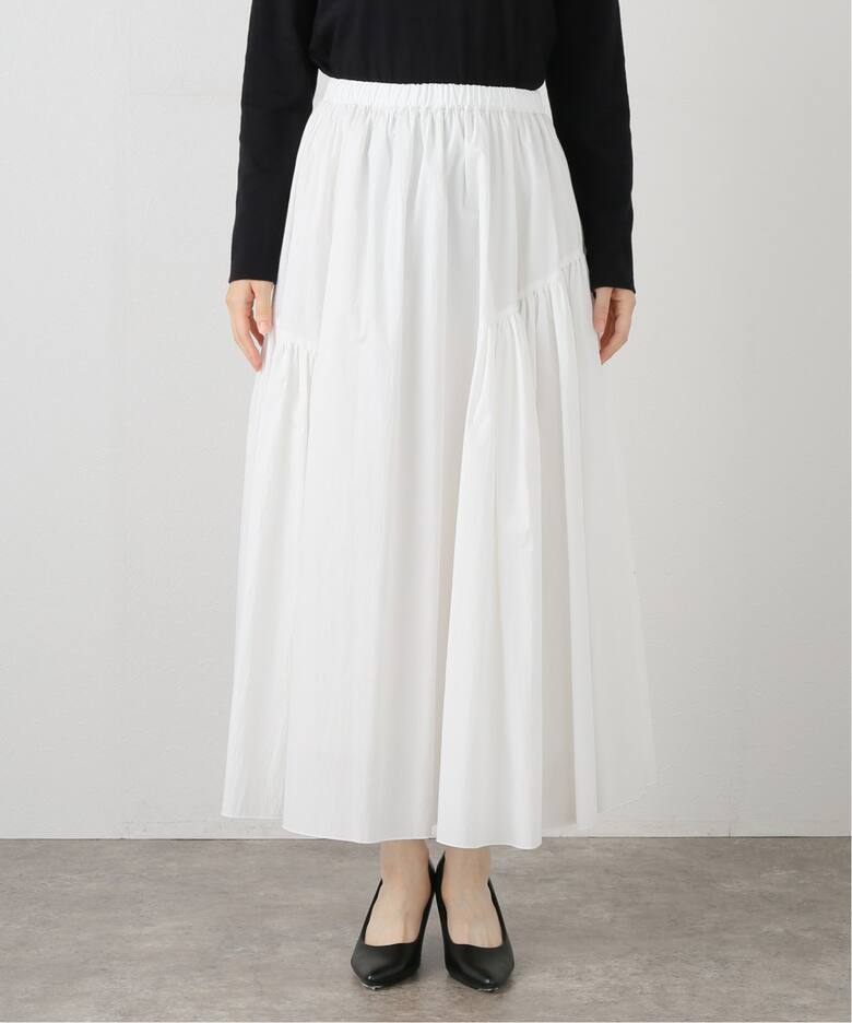typewriter asymmetry スカート（ロング・マキシ丈スカート）｜Plage 