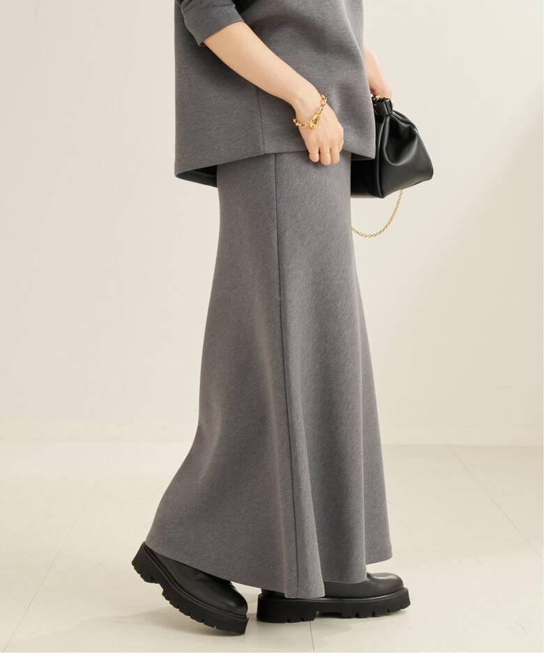 Plage Linen Flared スカート こんな ブラウン 