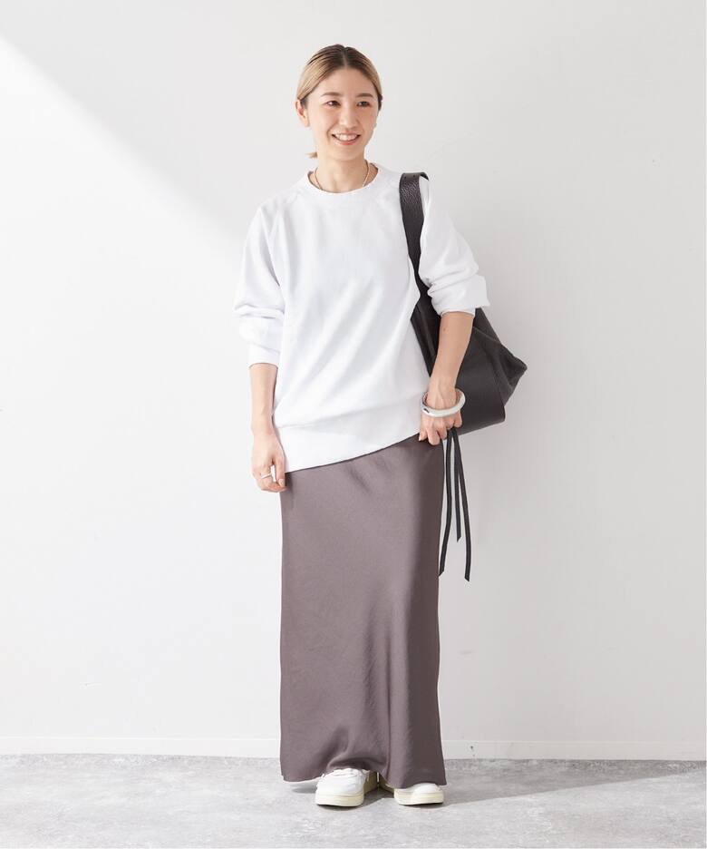 SATIN Fluid スカート（ロング・マキシ丈スカート）｜Plage  