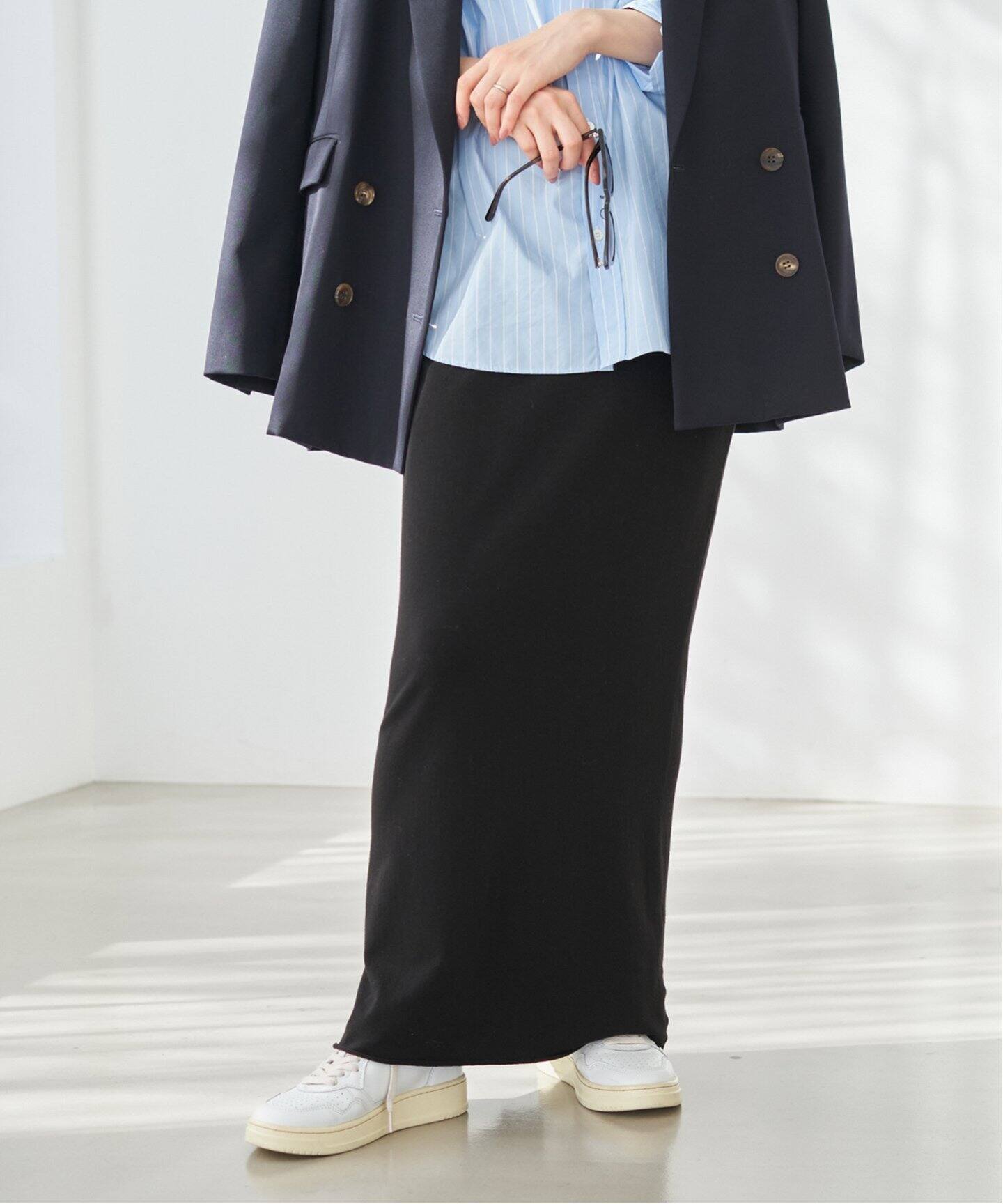 追加》LYOCELL CASHMERE PENCIL スカート（その他スカート）｜Plage  