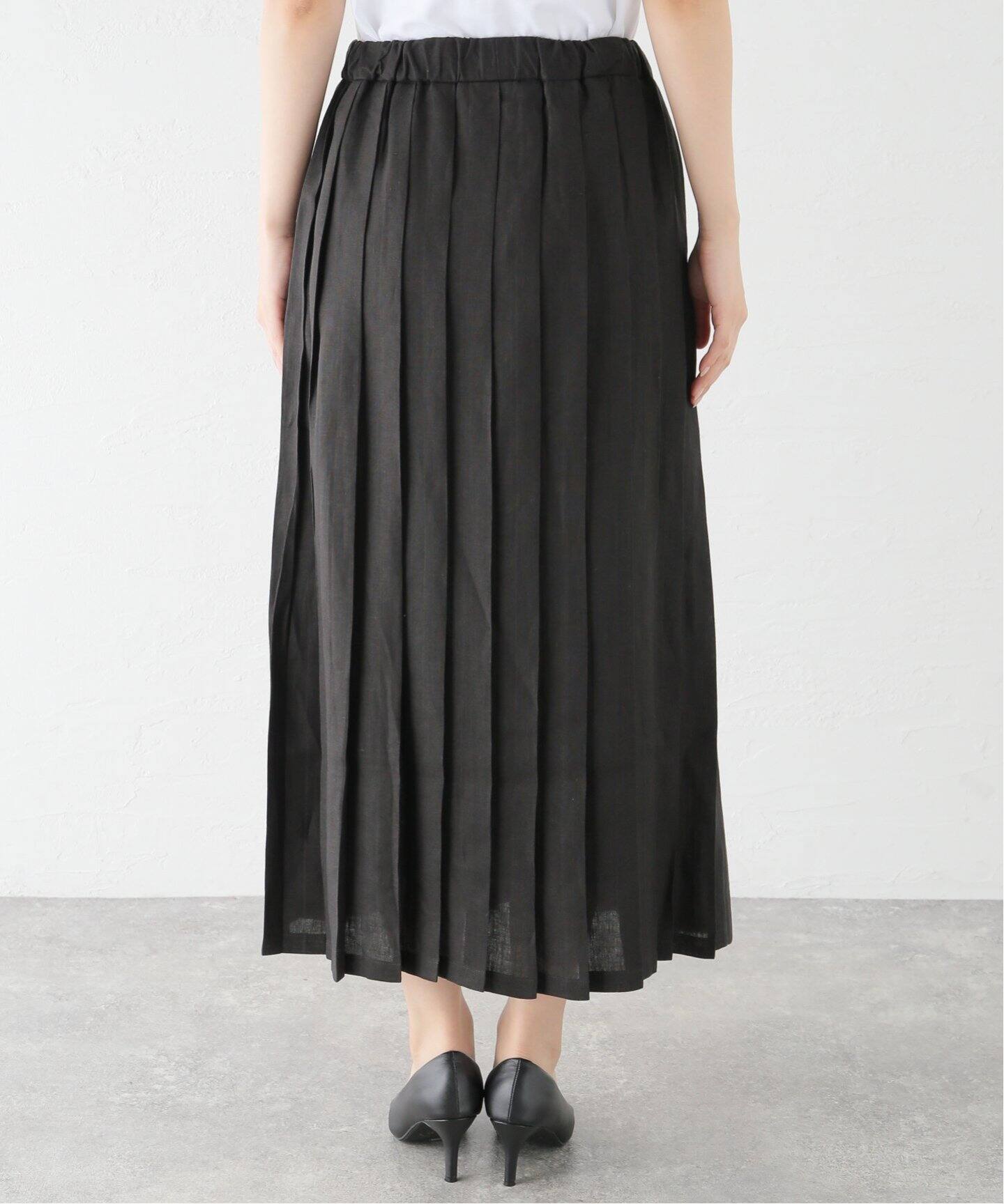 ONEIL OF DUBLIN/オニールオブダブリン 別注 PLEATED MAXI スカート  