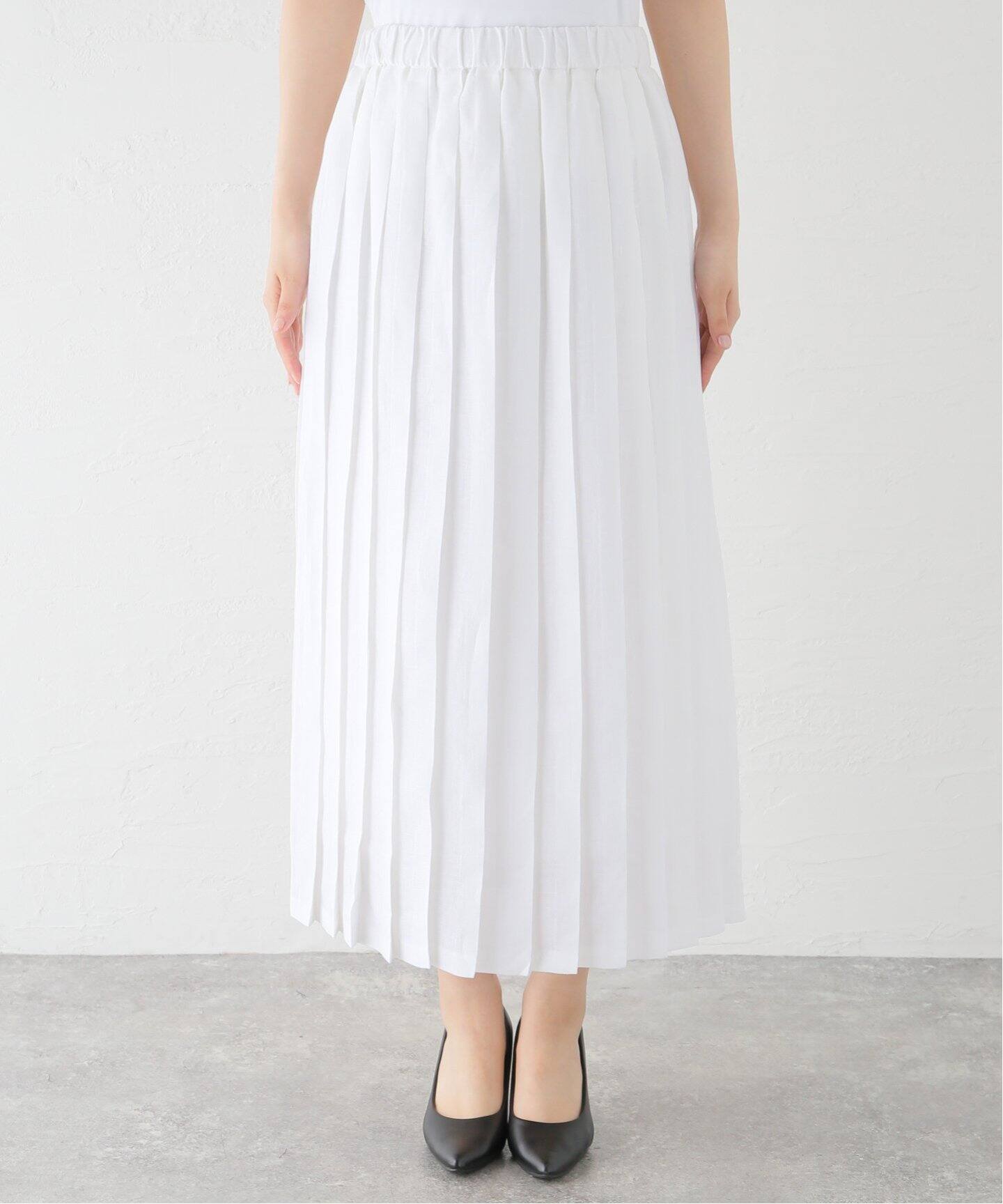 ONEIL OF DUBLIN/オニールオブダブリン 別注 PLEATED MAXI スカート  