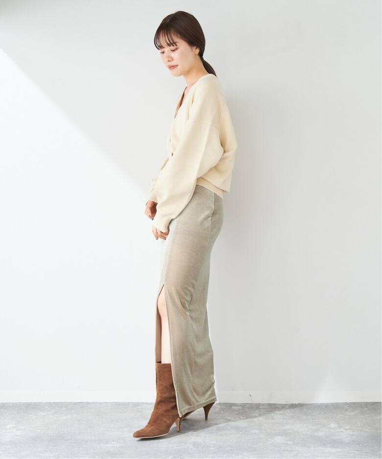 SIMONE WILD/シモーネ ワイルド】別注 スリットロングスカート（ロング 