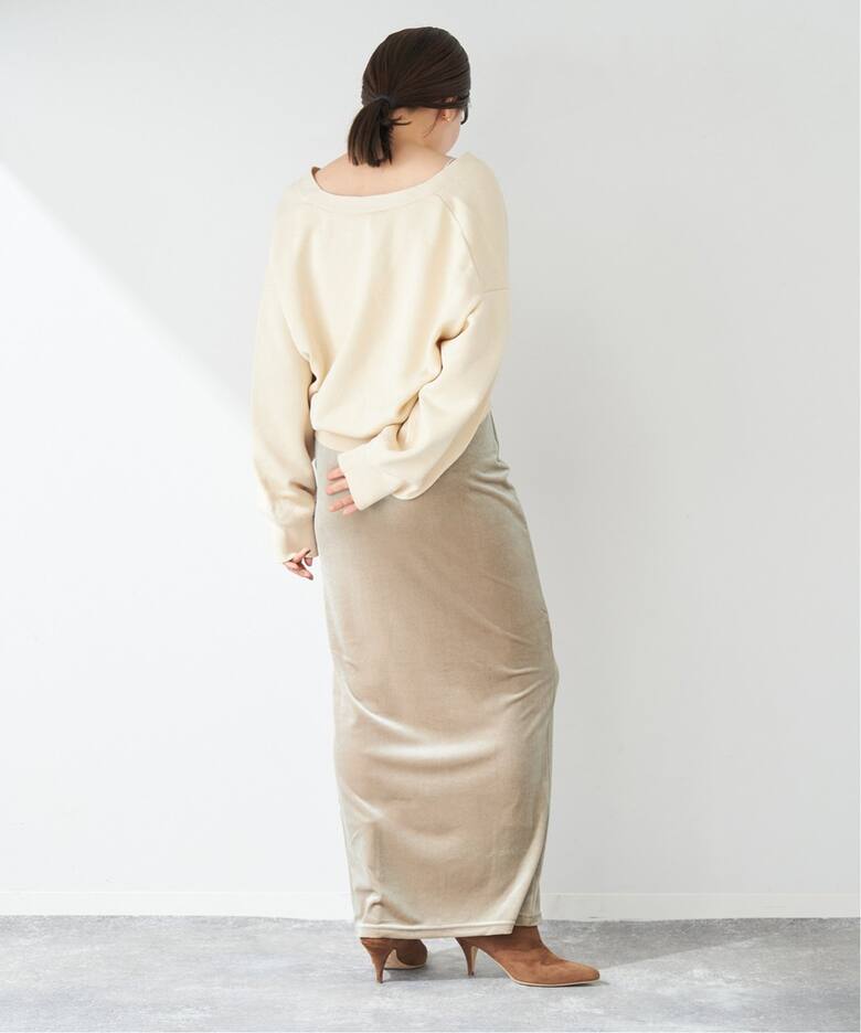 SIMONE WILD/シモーネ ワイルド】別注 スリットロングスカート（ロング 