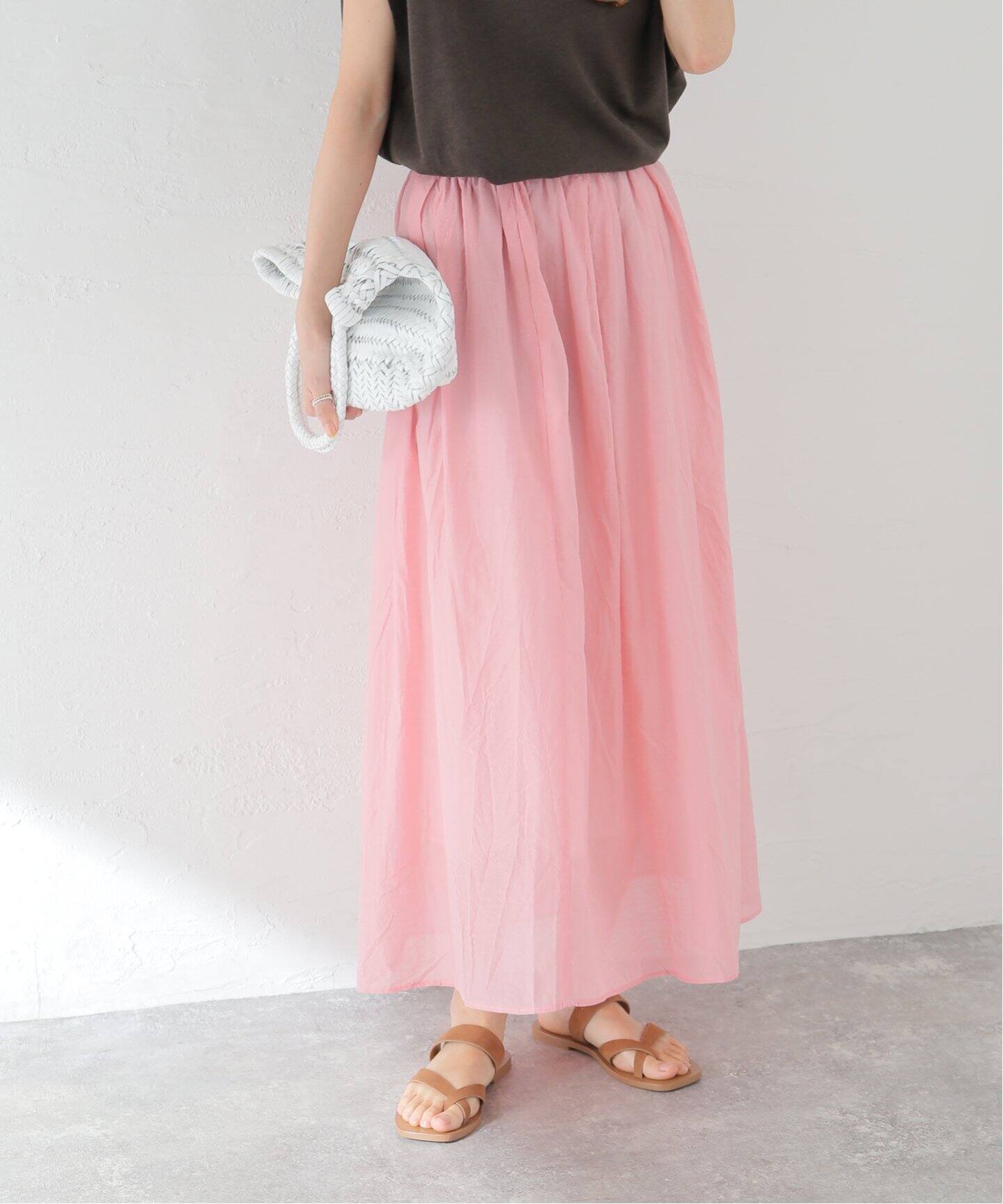 enrica/エンリカTUCK スカート（ロング・マキシ丈スカート）｜Plage  