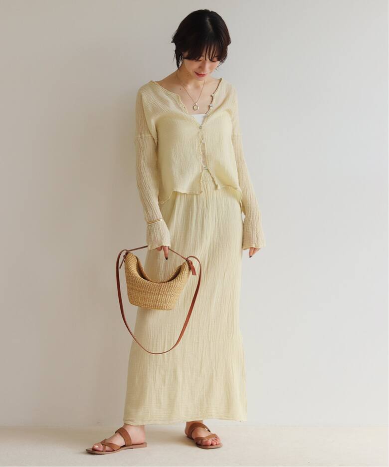 LES ATELIERS FRANCAIS DE CONFECTION 別注 I LINE スカート（ロング  