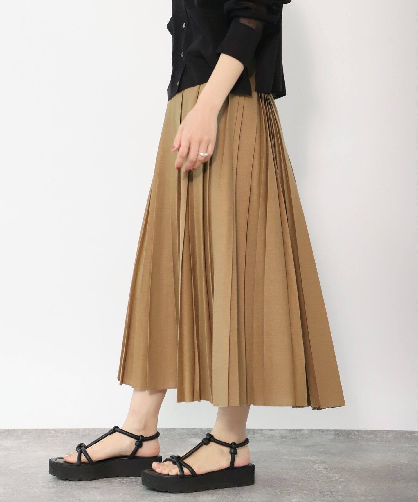 綿麻ランダムプリーツスカート（その他スカート）｜VERMEIL par iena  