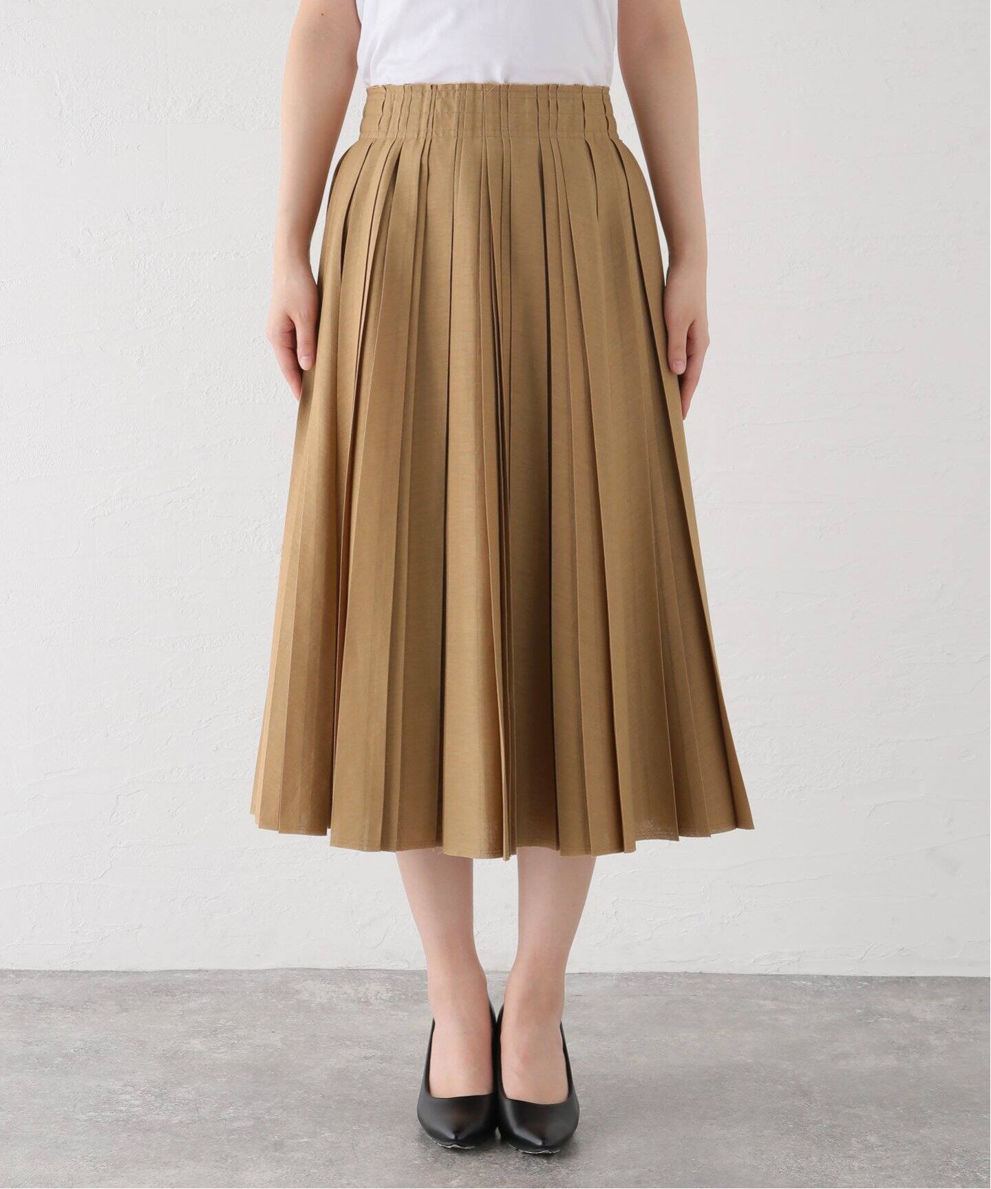 綿麻ランダムプリーツスカート（その他スカート）｜VERMEIL par iena  