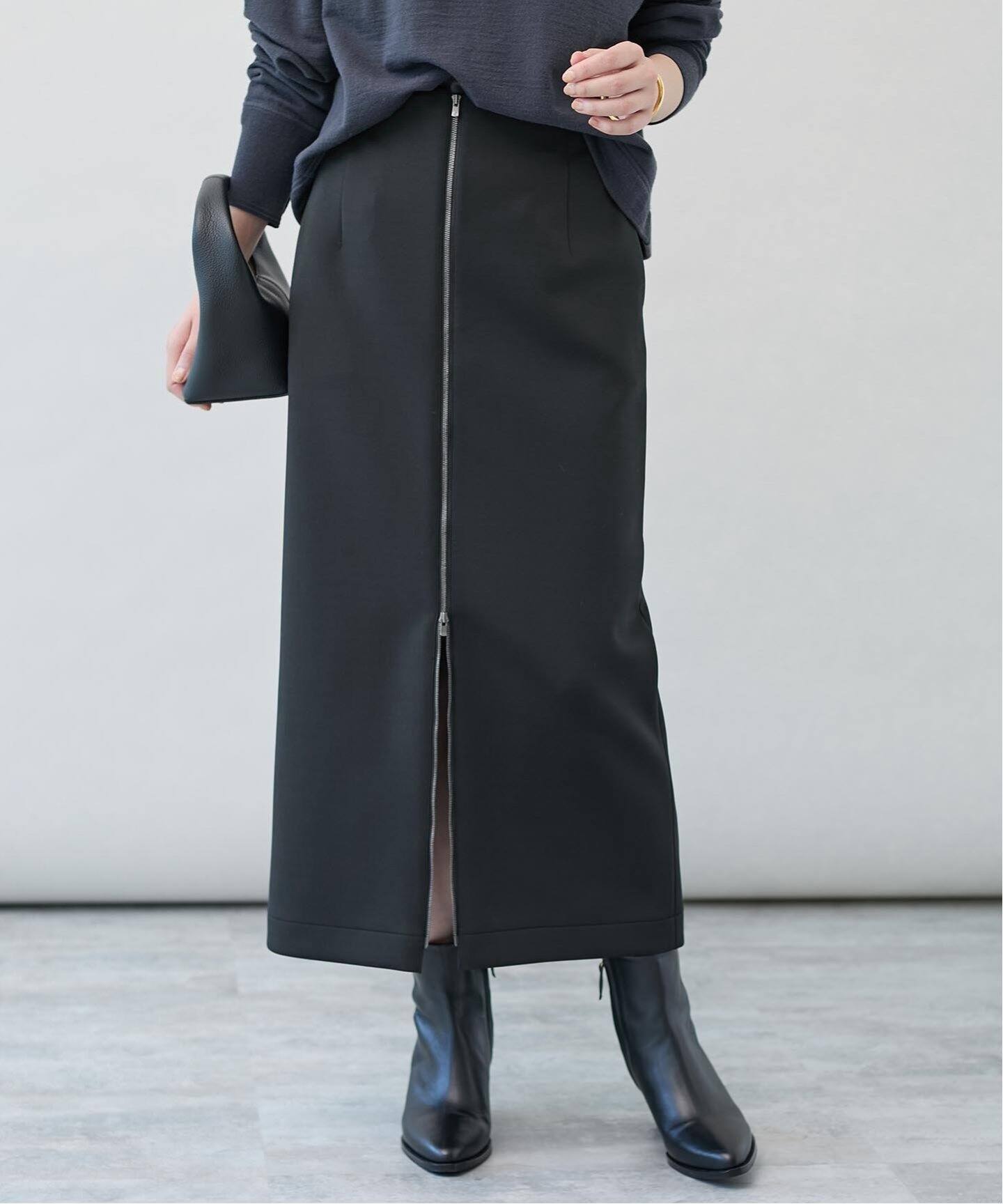 フロントZIPタイトスカート（その他スカート）｜VERMEIL par iena  