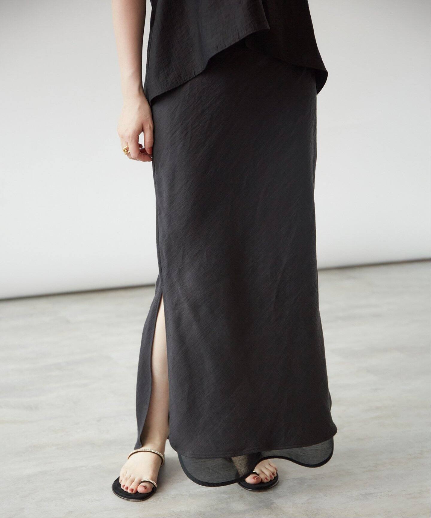 LINEAESSE マキシタイトスカート（ロング・マキシ丈スカート  