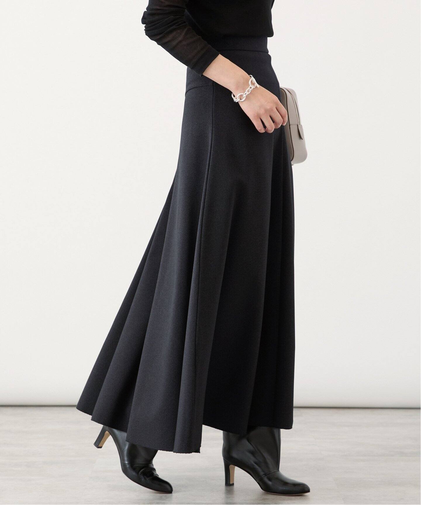 ストレッチマキシスカート（ロング・マキシ丈スカート）｜VERMEIL par  