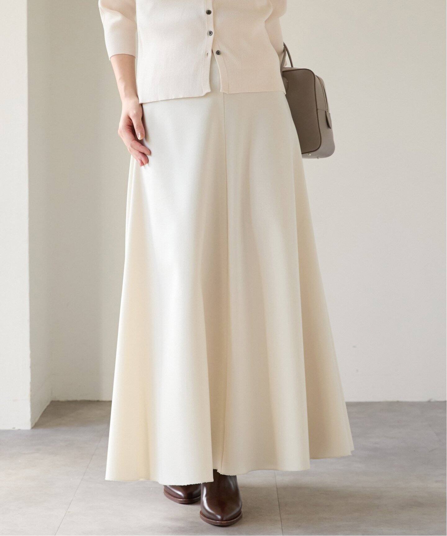 ストレッチマキシスカート（ロング・マキシ丈スカート）｜VERMEIL par  