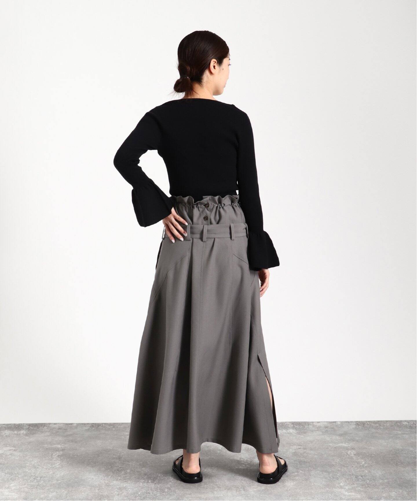 UJOH/ウジョー】Cord Belt SKT（ロング・マキシ丈スカート）｜VERMEIL  