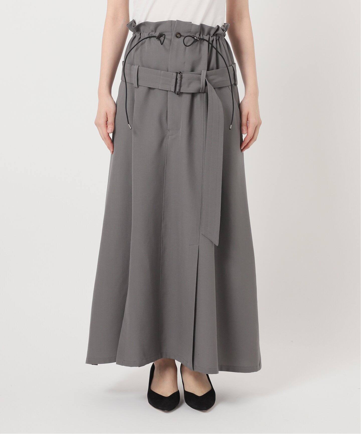 UJOH/ウジョー】Cord Belt SKT（ロング・マキシ丈スカート）｜VERMEIL  