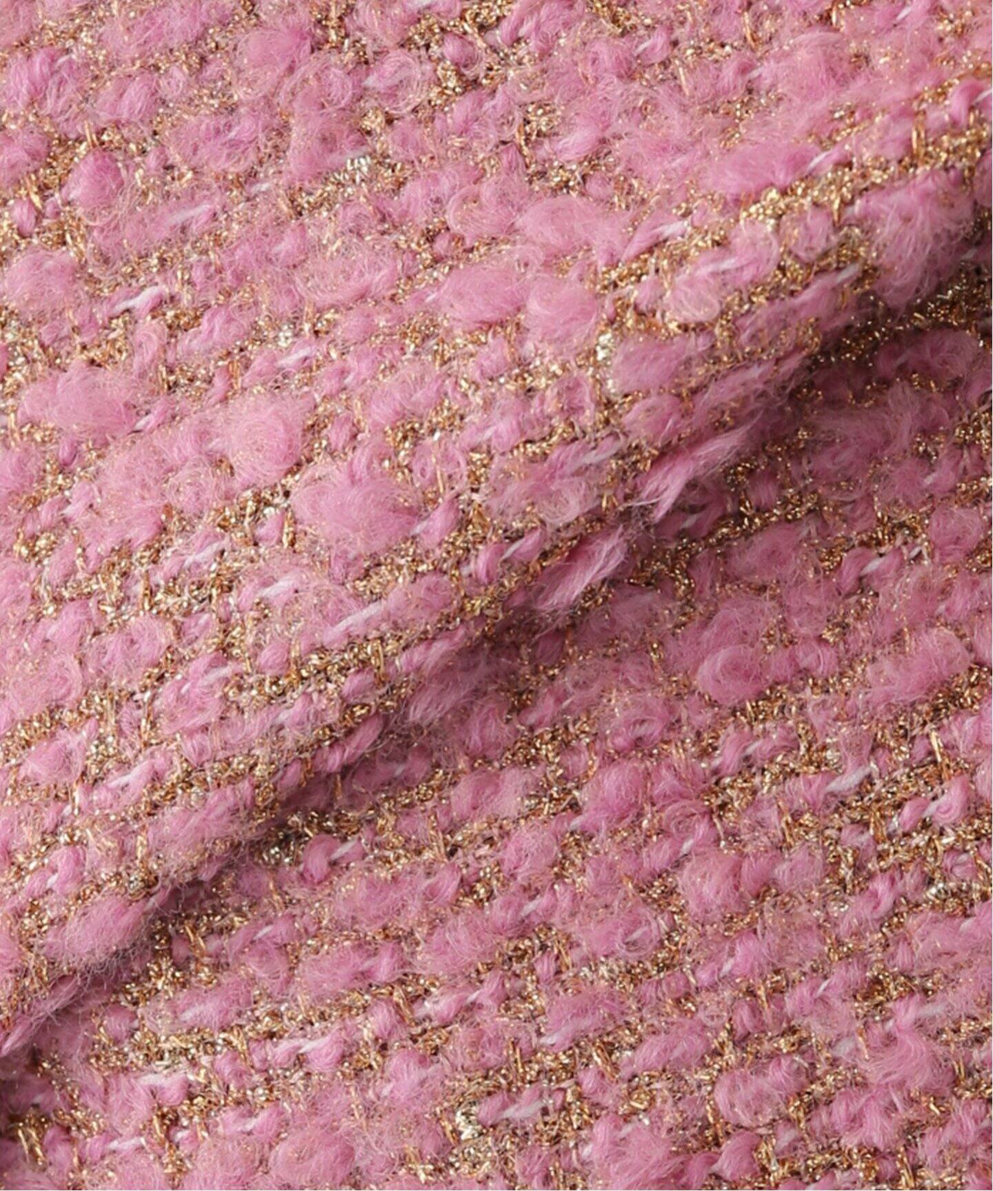 SAQUI （サキ）PINK TWEED LONG STRAIGHT スカート 25FW08（その他