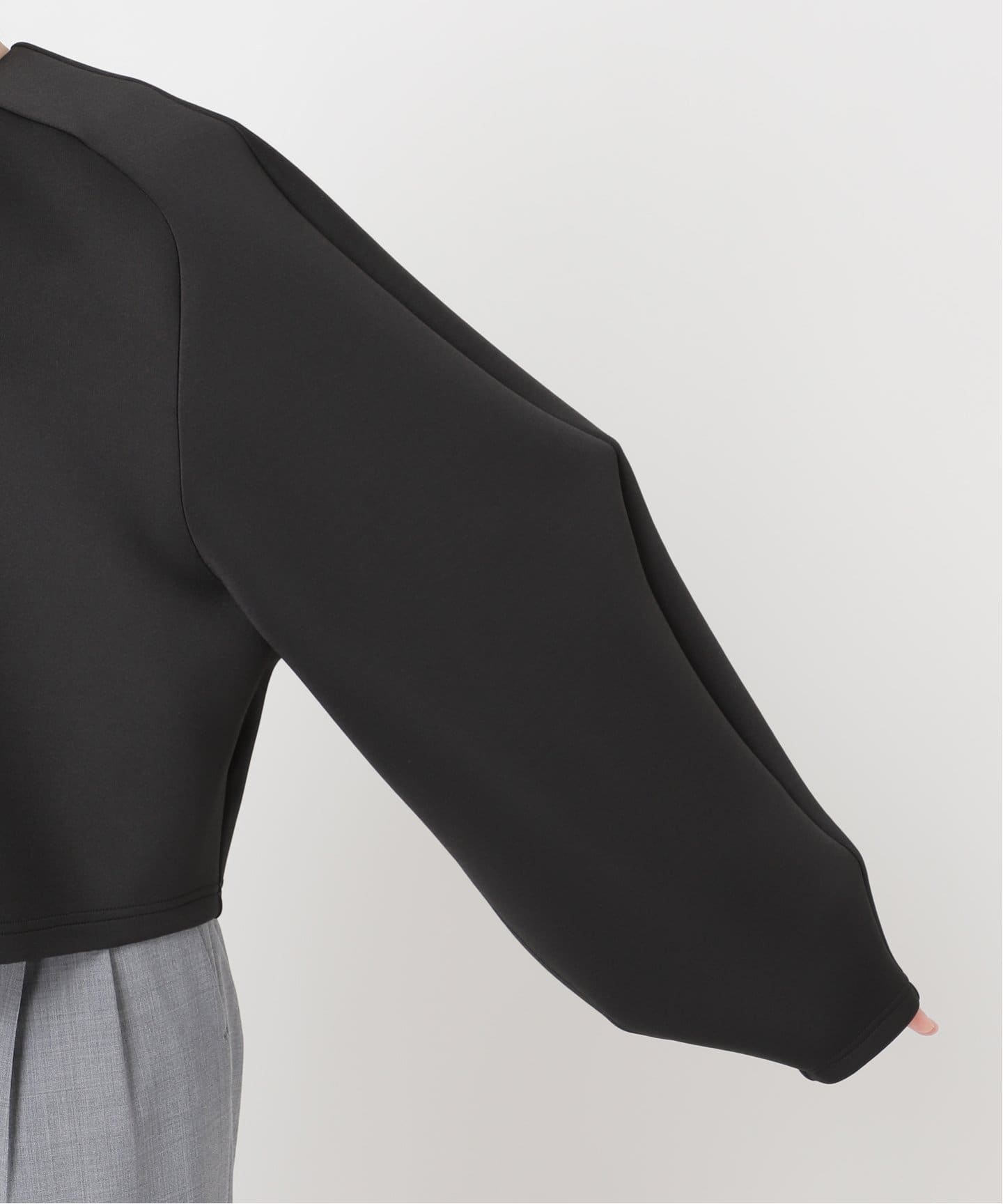 CITYSHOP シティショップ　コンシャス　スリーブ　プルオーバー　黒 CITYSHOP シティショップコンシャススリーブプルオーバー黒
