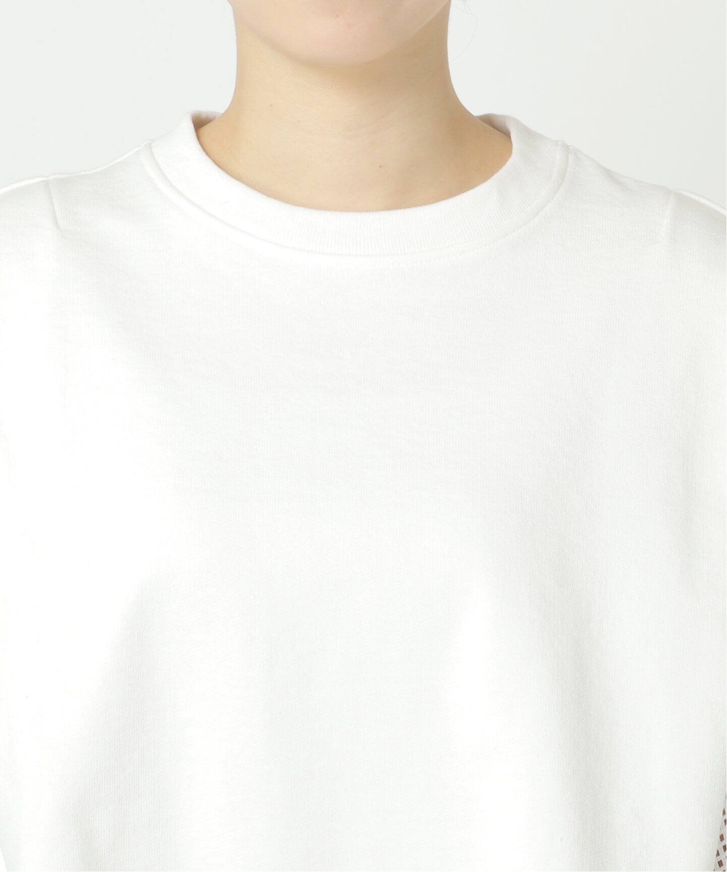売約済 CITYSHOP MESH DOKING スウェット ホワイト - レディース 