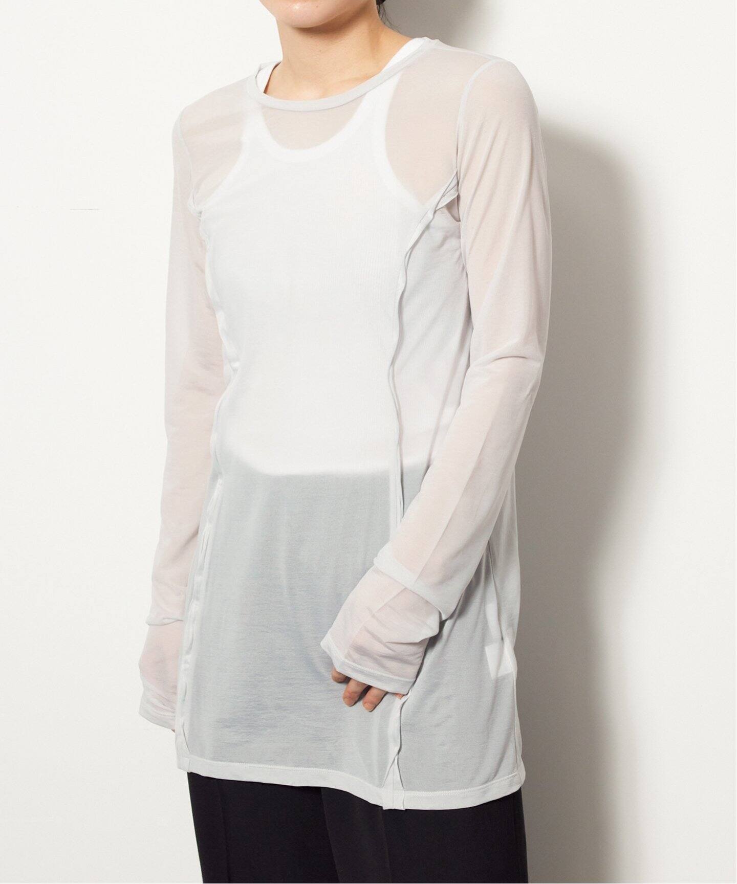 CITYSHOP シティショップシアー長袖カットソー