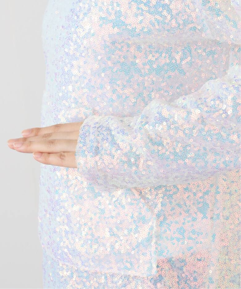 MASU SEQUINS HOODIE MPFW-CS1324：カットソー（Tシャツ／カットソー 