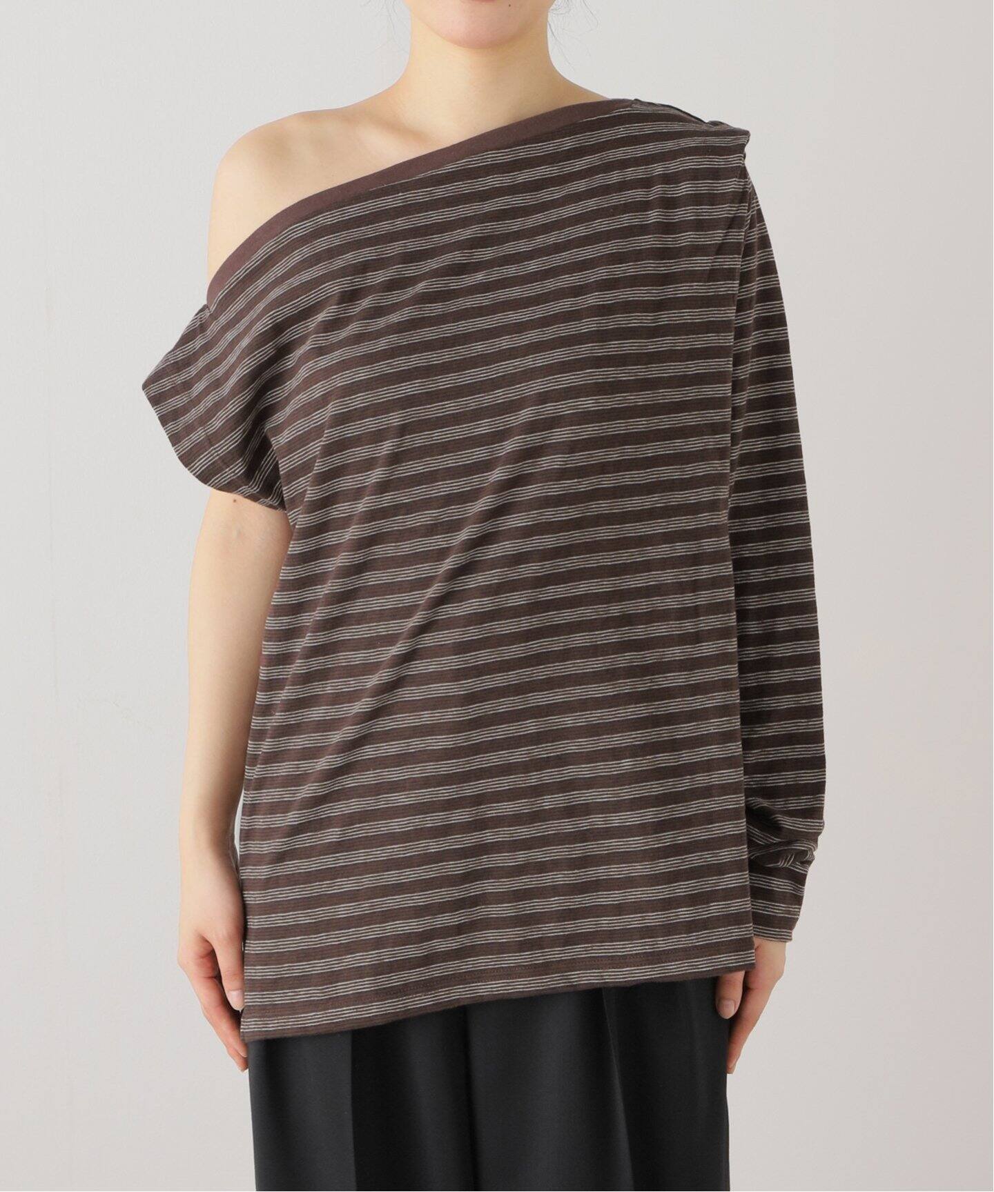 KURO 別注 ONE SHOULDER TEE：Tシャツ（Tシャツ／カットソー 