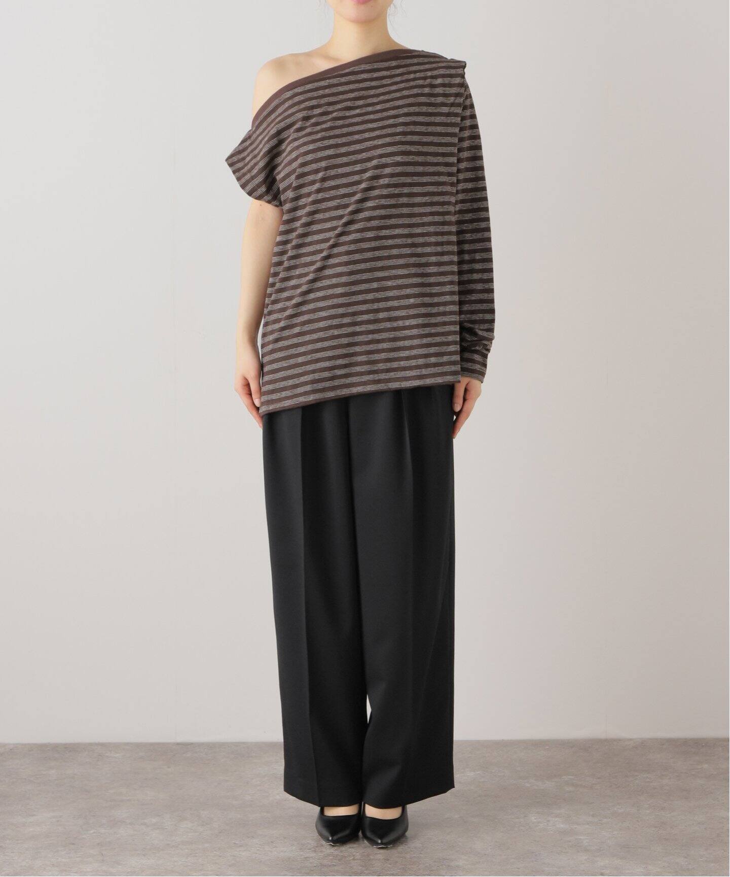 KURO 別注 ONE SHOULDER TEE：Tシャツ（Tシャツ／カットソー 