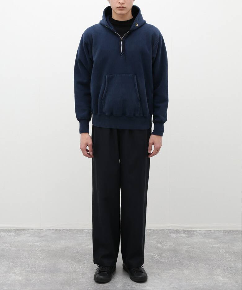 A.PRESSE / アプレッセ】Vintage Half Zip Sweat Hoodie（パーカー 